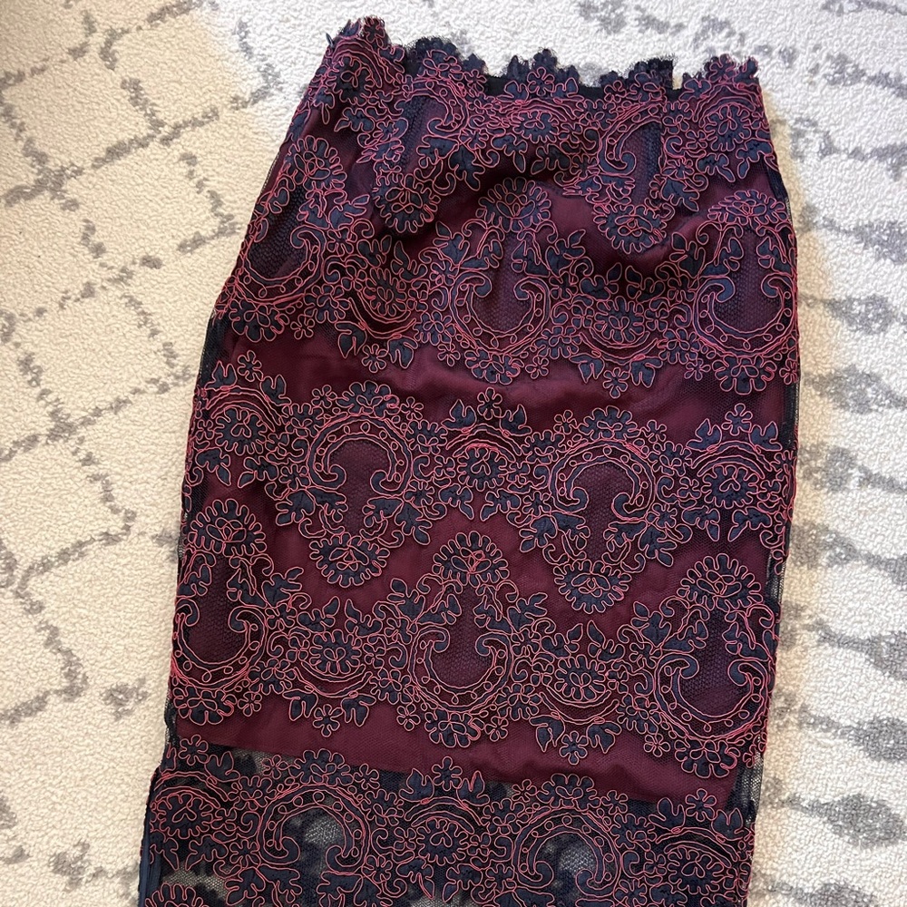 Sandro lace pencil skirt nwot